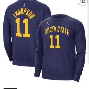 Jordan Navy and Yellow Crewneck Sweater